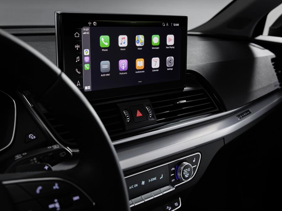 Детали интерьера Audi Q5 40 TDI Quattro S-Line 2020 года  (WW) (фото 57 из 89)